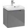 Villeroy and Boch Subway 2.0 Glossy Grey 450mm Wall Hung 1-Drawer Vanity Unit 1 Villeroy and Boch Subway 2.0 Glossy Grey 450mm Wall Hung 1-Drawer Vanity Unit -Wall Hung Vanity Units Shop SBGG440 P