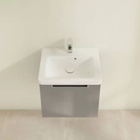 Villeroy and Boch Subway 2.0 Glossy Grey 500mm Wall Hung 1-Drawer Vanity Unit 6 Villeroy and Boch Subway 2.0 Glossy Grey 500mm Wall Hung 1-Drawer Vanity Unit - Image 4