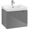 Villeroy and Boch Subway 2.0 Glossy Grey 550mm Wall Hung 1-Drawer Vanity Unit 1 Villeroy and Boch Subway 2.0 Glossy Grey 550mm Wall Hung 1-Drawer Vanity Unit -Wall Hung Vanity Units Shop SBGG550 P