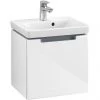Villeroy and Boch Subway 2.0 Glossy White 450mm Wall Hung 1-Drawer Vanity Unit -Wall Hung Vanity Units Shop SBGW440 P