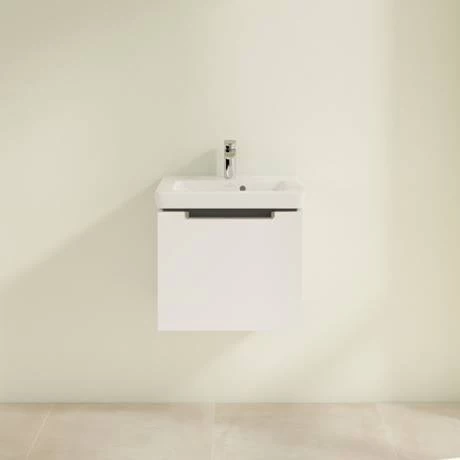 Villeroy and Boch Subway 2.0 Glossy White 500mm Wall Hung 1-Drawer Vanity Unit 5 Villeroy and Boch Subway 2.0 Glossy White 500mm Wall Hung 1-Drawer Vanity Unit - Image 3