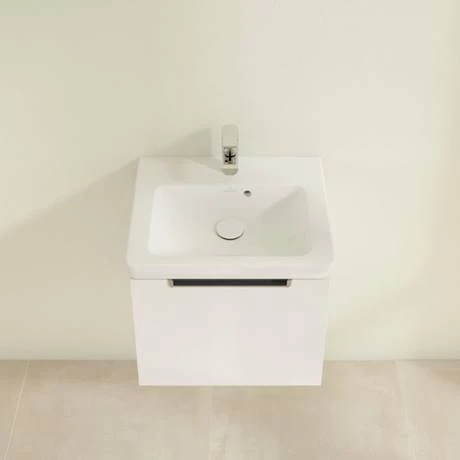 Villeroy and Boch Subway 2.0 Glossy White 500mm Wall Hung 1-Drawer Vanity Unit 6 Villeroy and Boch Subway 2.0 Glossy White 500mm Wall Hung 1-Drawer Vanity Unit - Image 4