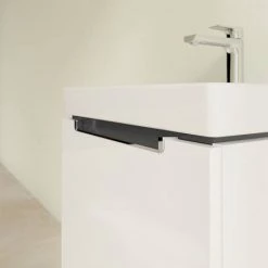 Villeroy and Boch Subway 2.0 Glossy White 550mm Wall Hung 1-Drawer Vanity Unit -Wall Hung Vanity Units Shop SBGW550 D2 460