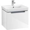 Villeroy and Boch Subway 2.0 Glossy White 550mm Wall Hung 1-Drawer Vanity Unit 2 Villeroy and Boch Subway 2.0 Glossy White 550mm Wall Hung 1-Drawer Vanity Unit -Wall Hung Vanity Units Shop SBGW550 P