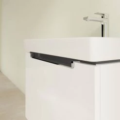 Villeroy and Boch Subway 2.0 Glossy White 600mm Wall Hung 1-Drawer Vanity Unit -Wall Hung Vanity Units Shop SBGW600 D2 460