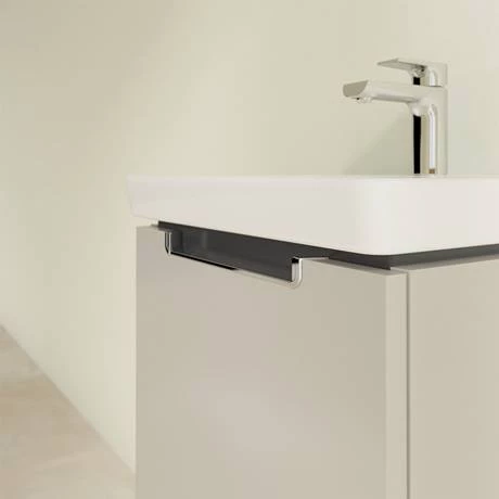 Villeroy and Boch Subway 2.0 Soft Grey 450mm Wall Hung 1-Drawer Vanity Unit 5 Villeroy and Boch Subway 2.0 Soft Grey 450mm Wall Hung 1-Drawer Vanity Unit - Image 3