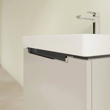 Villeroy and Boch Subway 2.0 Soft Grey 600mm Wall Hung 1-Drawer Vanity Unit 5 Villeroy and Boch Subway 2.0 Soft Grey 600mm Wall Hung 1-Drawer Vanity Unit - Image 3