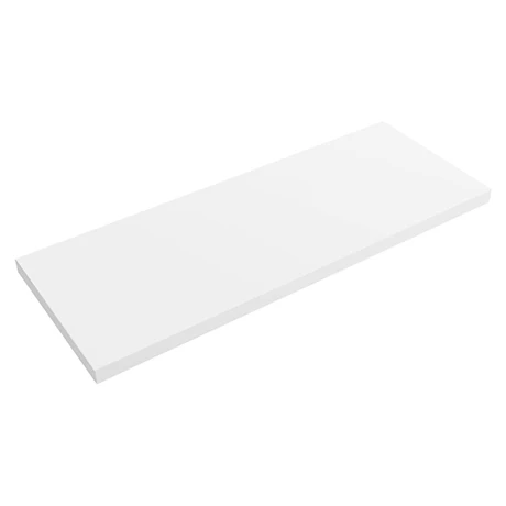 Venice Floating Basin Shelf (Gloss White - 1200mm Wide) 3 Venice Floating Basin Shelf (Gloss White - 1200mm Wide)