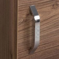 Valencia Perla Wall Hung Cloakroom Vanity (Dark Oak Effect - 450mm Wide) -Wall Hung Vanity Units Shop VPWHDO45 d3 460