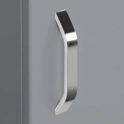 Valencia Perla Wall Hung Cloakroom Vanity (Gloss Grey - 450mm Wide) -Wall Hung Vanity Units Shop VPWHGG45 d3 460