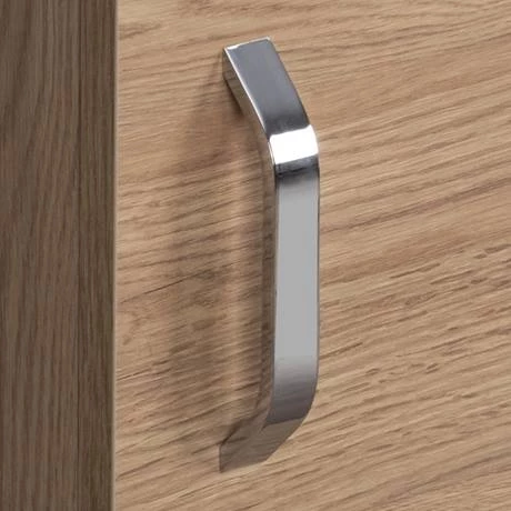 Valencia Perla Wall Hung Cloakroom Vanity (Light Oak Effect - 450mm Wide) 5 Valencia Perla Wall Hung Cloakroom Vanity (Light Oak Effect - 450mm Wide) - Image 3